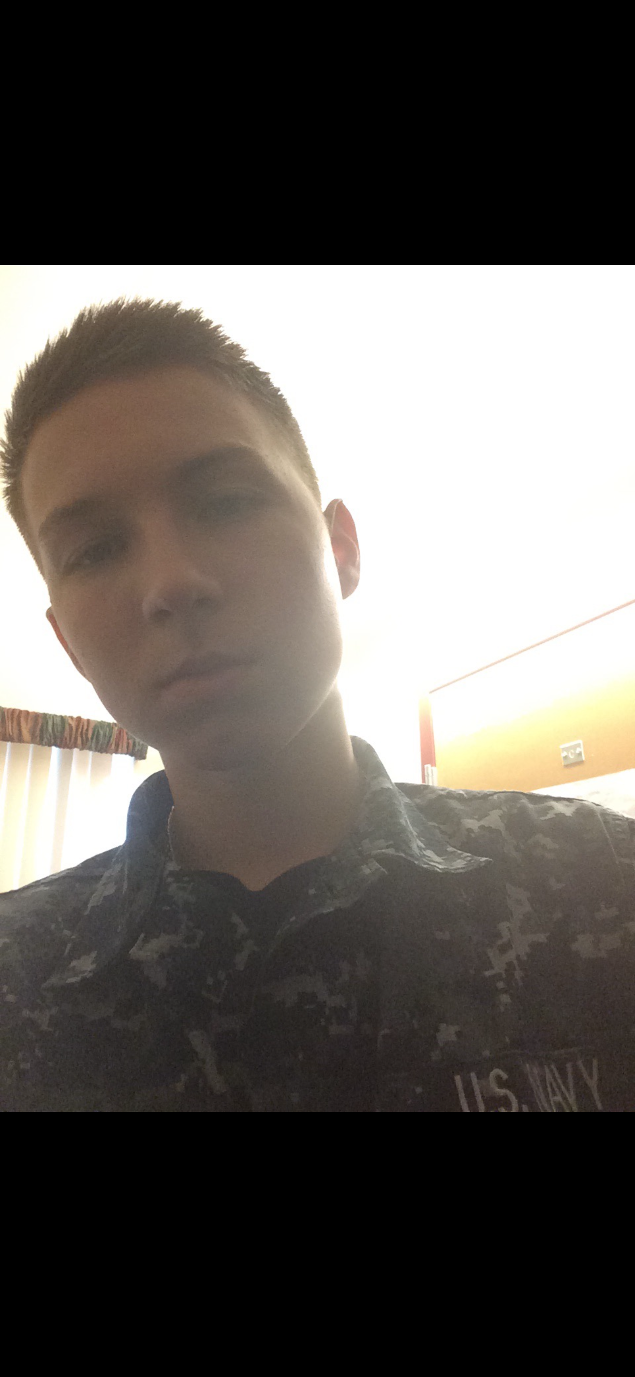 Stone in Navy uniform